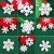 VINFUTUR 100 Stücke Weihnachtsdeko Schneeflocken Holzdeko 25mm 35mm Mini Schneeflocken Holzscheiben Streudeko für DIY Basteln Weihnachten Tischdeko Winterdeko - 4