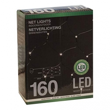 Weihnachtsdekoration 160 LED – Beleuchtung Außen Lichternetz - 4