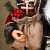 Weihnachtsmann Figurenpuppe 30/45cm Weihnachtsfigur Weihnachtsdeko Weihnachtsschmuck, Roten Robe-Verzierung, Weihnachten für Kinderfamilie und Freunde - 3
