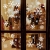 Wimaha Fensterbilder Weihnachten PVC Fensteraufkleber Schneeflocken Fensterdeko DIY Fenstersticker für Weihnachtsdeko und Winter Deko,30x40cm - 4