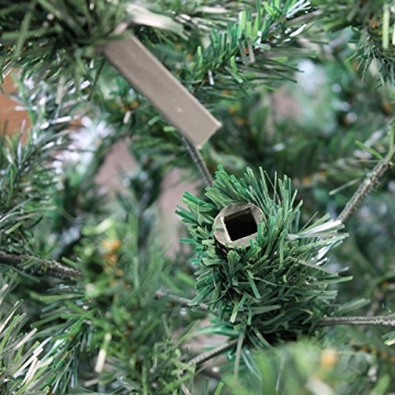 Wohaga® Künstlicher Weihnachtsbaum Tannenbaum inklusive Christbaumständer 180cm / 600 Spitzen Weihnachtsdekoration künstliche Tanne - 5
