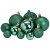 WOMA Christbaumkugeln Set in 14 weihnachtlichen Farben - 50 & 100 Weihnachtskugeln Grün aus Kunststoff - Gold, Silber, Rot & Bronze/Kupfer UVM. - Weihnachtsbaum Deko & Christbaumschmuck - 2