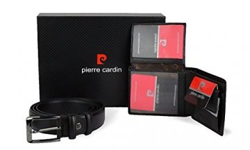 Pierre Cardin 8866 Geschenkset Gürtel und Geldbörse aus echtem Leder MWS - 1