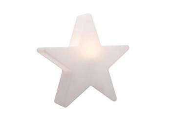 8 seasons design | Dekorative Leuchte Stern Shining Star Mini (E27, Ø 40 cm, für außen & innen: Garten, Balkon, Wohn- & Esszimmer, Kinderzimmer) weiß - 1
