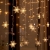 94 LED Schneeflocke Lichterketten, Lichtervorhang Lichter Weihnachtsbeleuchtung mit 8 Flimmer-Modi und Timer für Hochzeit, Weihnachten, Geburtstagsfeiern, DIY Haus Mantel Dekoration (Warmweiß) - 4
