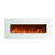 GLOW FIRE Elektrokamin mit Heizung, Wandkamin mit LED | Künstliches Feuer mit zuschaltbarem Heizlüfter: 750/1500 W | Fernbedienung (Größe L - 126 cm, Weiß) - 3