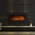 GLOW FIRE Neptun Elektrokamin mit Heizung, Wandkamin mit LED | Künstliches Feuer mit zuschaltbarem Heizlüfter: 750/1500 W | Fernbedienung, 84 cm, Schwarz - 2