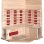 Home Deluxe – Infrarotkabine Redsun XL – Keramikstrahler, Hemlocktanne, Maße: 155 x 120 x 190 cm | Infrarotsauna für 2-3 Personen, Sauna, Infrarot, Kabine - 3