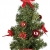 Idena 8582154 - Deko Tannenbaum mit 10 LED warmweiß, mit 6 Stunden Timer Funktion, batteriebetrieben, ca. 35 cm hoch, für die Weihnachts- und Adventszeit - 2