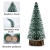 KATELUO 9Stück Mini Grün Tannenbaum,Künstlicher Weihnachtsbaum Miniatur,Mini Weihnachtsbaum Künstlicher,Weihnachtsbaum Schnee Klein mit Holzsockel,für Weihnachtsdeko/Tischdeko/DIY/Schaufenster,3Größen - 4