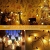 Lichterkette Außen FOCHEA Lichterkette Glühbirnen G40 9.5m 25er Globe LED Birnen Lichterkette Garten IP44 Wasserdichte für Weihnachten Hochzeit Party Aussen Dekoration Warmweiß - 3