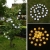 Qedertek Solar Lichterkette Lampion Außen 6 Meter 30 LED Laternen 2 Modi Wasserdicht Solar Beleuchtung für Garten, Hof, Hochzeit, Fest Deko (Warmweiß) - 3