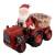 RM E-Commerce Traktor Weihnachtsmann Deko Figur Weihnachtsdeko für außen rot - 1