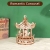 Robotime Holz Karussell Spieluhr Erwachsene Hölzerne 3D DIY Puzzle Modellbau Geschenk Für Weihnachten & Geburtstag - 2
