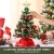 VALICLUD Künstlicher Mini-Weihnachtsbaum mit Ornamenten und LEDs, 53 cm - 4