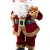 Weihnachtsmann Figur hochwertig mit Geschenken 60cm weinrot Samt-Optik Deko Nikolaus Santa Claus Dekofigur Weihnachtsdeko detailreich - 2