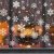 140 Schneeflocken Fensterfolie, Fensterdeko Fensterbild Statisch Haftende PVC Aufkleber Weihnachten Dekoration - Selbstklebend Fenstersticker für Weihnachts-Fenster Dekoration, Schaufenster, Vitrinen - 1