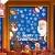 CheChury Fensterbilder für Weihnachten Fensterbilder Winter Statisch Haftende PVC Aufklebe Weihnachtsmann Süße Elche Wiederverwendbar Schneeflocken Fenster - 1