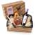 Delikatessen-Präsentkorb "Jamón y Vino" mit Serrano-Schinken & Rotwein aus Spanien - Verpackt in der spanischen Geschenk-Box inklusive Schinkenmesser - 1