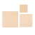 ewtshop® 40 Holz-Quadrate, 3 Größen: 10 cm + 8 cm + 5 cm, für Bastelarbeiten, als Dekoration, 2mm Dicke - 2
