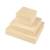 ewtshop® 40 Holz-Quadrate, 3 Größen: 10 cm + 8 cm + 5 cm, für Bastelarbeiten, als Dekoration, 2mm Dicke - 1