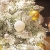 FairyTrees künstlicher Weihnachtsbaum FICHTE, Natur-Weiss mit Schneeflocken, Material PVC, inkl. Holzständer, 180cm, FT13-180 - 4