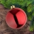 Große Weihnachtskugeln Christbaumkugel rot glänzend 25 cm Durchmesser. Hochwertig für Innen und wetterfest für Aussenbereich. Mit Stahlring zur einfachen und wiederverwendbaren Befestigung - 4