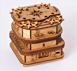 iDventure Cluebox - Davy Jones Locker - Escape Room Spiel - kniffeliges 3D Holzpuzzel Rätsel - einzigartige Knobelspiele - Escape Box Spiele Für Erwachsene und Rätselbox für Kinder - 1