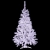 künstlicher Weihnachtsbaum weiß mit Glitzereffekt Christbaum Tannenbaum 120 cm mit Ständer zzgl. 100 LED Lichterkette warmweiß Weihnachtsdeko - 2