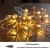 Kupfer geometrische LED Lichterkette – 4 Meter | Mit Netzstecker NICHT batterie-betrieben | 10 LEDs warm-weiß | rose gold pyramidenform - kein austauschen der Batterien | Rosegold Deko von CozyHome - 2