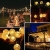 Leds Globe Lichterkette, Partybeleuchtung Außen,Warmweiße Kugel Lichterkette, Ideal Weihnachtsbeleuchtung für Innen, Zimmer,IP65 (Warm White, 10m/ 80 Lichter/Batteries) - 2