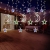 Lichterkette Bunt Sterne Mond, 3.5m*1.1m 8 Modi LED Fenster Lichterketten Vorhang Lichterkette für Zimmer Stimmungslichter ideale für Außenbeleuchtung und Innenbeleuchtung [Mehrfarbig] - 4