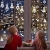 Lifelf Weihnachten Aufkleber Sticker, Weihnachtsdekoration Fensterdeko mit typischen Motiven, Schneeflocke Tannenbaum Rentier, Fensteraufkleber für Zuhause Tür Vitrinen Schaufenster - 3