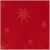 MODERNO Lurex Sterne Tischdecke Eckig 130x220 cm Rot Gold, Weihnachtstischdecke Größe und Farbe wählbar (Gold, Silber oder Rot glänzend) - 2