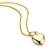 Orovi Kette - Halskette Damen Gelbgold 9 Karat / 375 Gold Kette mit Herz 45 cm - 1