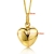 Orovi Kette - Halskette Damen Gelbgold 9 Karat / 375 Gold Kette mit Herz 45 cm - 3