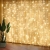 SALCAR LED Lichtervorhang 3x3m IP44 Vorhang Lichterkette, Lichtervorhang für Weihnachten, Partydekoration, Innenbeleuchtung, 8 Lichtprogramme - warmweiß - 3