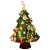 SALCAR PREMIUM Filz Weihnachtsbaum mit LED - Künstlicher Baum - 5m Kupfer Lichterkette - Keine störenden Tannennadeln - Geruchslos - Christbaum - batteriebetriebenes LED-Licht - 1