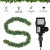 SALCAR PREMIUM Weihnachtsgirlande mit 100 LEDs - 3m - Tannengirlande mit Beleuchtung - 30V - Künstliche Girlande Weihnachtsdeko - Weihnachtsschmuck - Deko für Weihnachten, Treppen, Kamine - Grün - 3