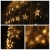 SMITHROAD LED Sternen Lichterkette Warmweiß Lichtervorhang mit Fernbedienung Timer 31V Niederspannung IP44 mit 8 Lichteffekte für Innen Außen Weihnachtsbeleuchtung Fenster Deko 2,2M x 1M(LxB) - 3