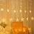 SMITHROAD LED Sternen Lichterkette Warmweiß Lichtervorhang mit Fernbedienung Timer 31V Niederspannung IP44 mit 8 Lichteffekte für Innen Außen Weihnachtsbeleuchtung Fenster Deko 2,2M x 1M(LxB) - 1