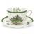 Spode-Tee-Tasse und Untertasse, Keramik, Mehrfarbig, 4 Stück - 1
