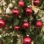 Taeku Weihnachtskugeln Baumschmuck 36 Stück Weihnachtsbaumschmuck Set Kunststoff Weihnachtskugeln Ornamente Christbaumkugeln bis Ø 4 cm (Rot) - 4