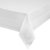 TextilDepot24 Damast Tischdecke weiß mit Atlaskante bei 95°C waschbar 130 x 250 cm 100% Baumwolle - 1