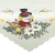 Tischdecke Mitteldecke Merry Christmas, weiße Druckmotivdecke zu Weihnachten, 85x85 cm - 2