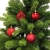 Wohaga Weihnachtskugel-Set Christbaumkugeln Baumschmuck Weihnachtsbaumschmuck Baumkugeln, Farbe:Rot, Größe:50 - 2
