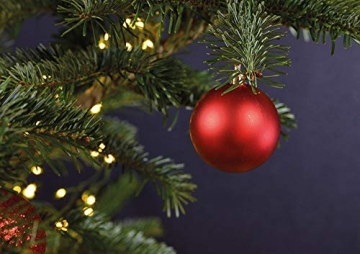 WOMA Christbaumkugeln Set in 14 weihnachtlichen Farben - 50 & 100 Weihnachtskugeln Rot aus Kunststoff - Gold, Silber, Rot & Bronze / Kupfer UVM. - Weihnachtsbaum Deko & Christbaumschmuck - 7