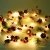 YQing 204cm Weihnachtskiefer Girlande, Weihnachtsgirlande mit LED,Rote Beeren, Kiefernzapfen, Beerengirlande Deko für Kamin-Tür-Winter-Innendekoration im Freien - 1