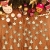 ZesNice Streudeko Weihnachten, 200 Stücke Holzsterne Blank Holz Scheiben Mini Verschönerungen für Handwerk Making DIY - 4