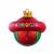 Alessi AMJ13 10- Baldassarre Heilig König Balthazar Weihnachtskugel, Handdekoriertes Geblasenes Glas, Rot - 1